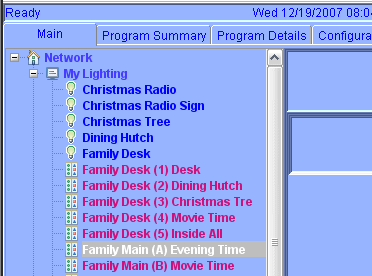 Network Tree Open to Keypadlinc