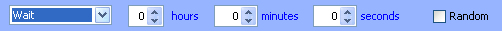 Adding a Wait action to a program