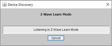 Z-Wave Learn Mode